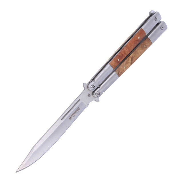 Magnum by Boker Balisong Wood Large 06EX405 - Briceag - 2