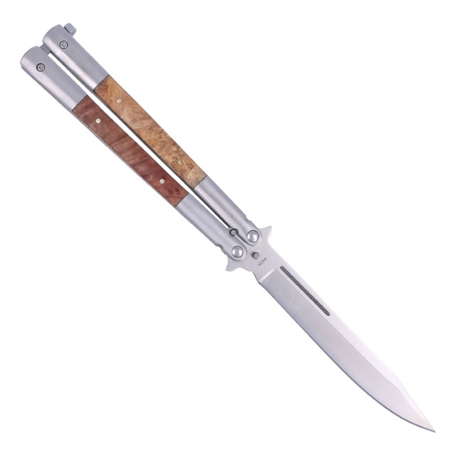 Magnum by Boker Balisong Wood Large 06EX405 - Briceag - 3