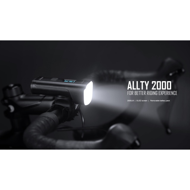 Olight Allty 2000 - Far bicicleta reincarcabil