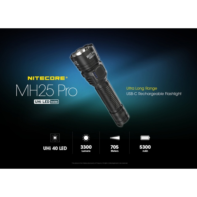 Nitecore MH25 PRO - Lanterna puternica reincarcabila