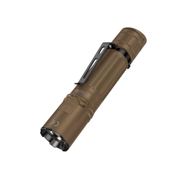 Lanterna tactica reincarcabila Klarus XT2CR PRO, Led CREE XHP35 HD, 2100 lumeni, 240 metri, Incarcare USB Type C