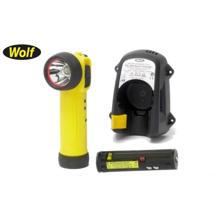 Wolf R55 ATEX Zona 0, lanterna led reincarcabila