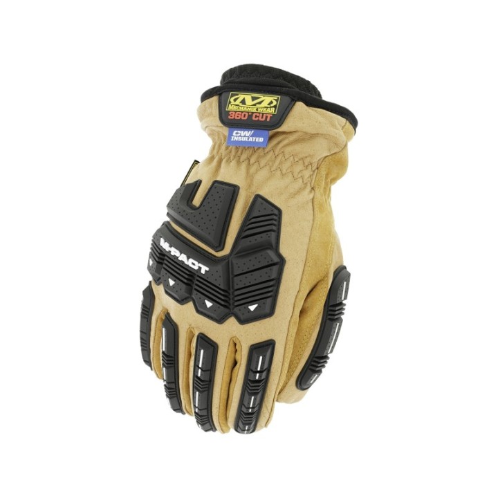 Manusi Mechanix Leather M-Pact Insulated Driver F9-360 Mechanix Wear - 1