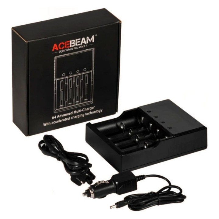 Acebeam A4 - Incarcator digital acumulatori Acebeam - 4