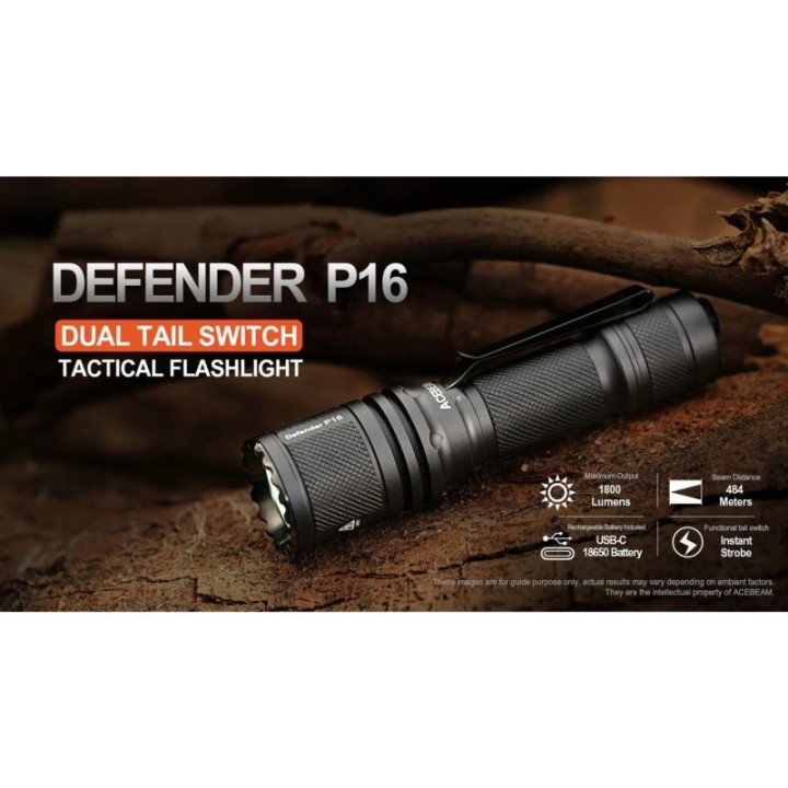 Acebeam P16 — lanternă compactă, 1800 lm | Elanterna