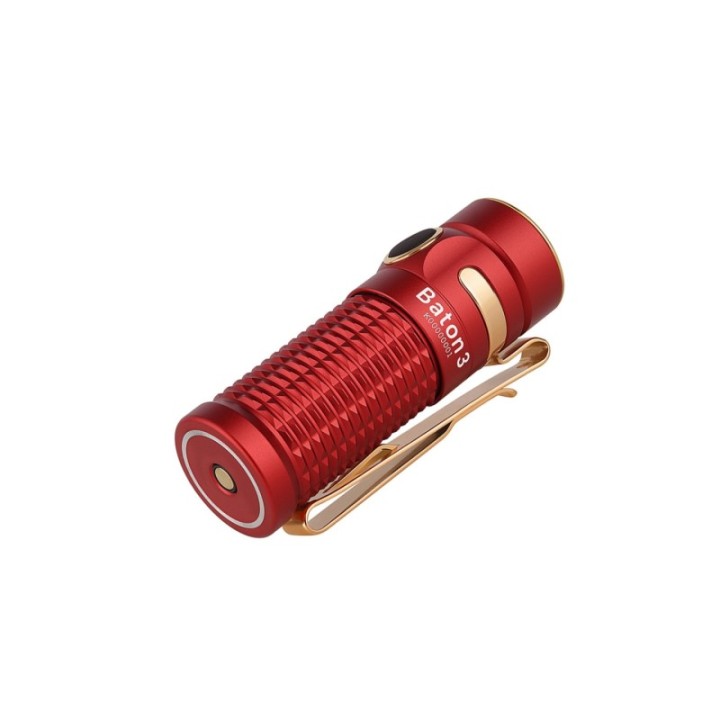 Olight Baton 3 Red - Lanterna reîncărcabilă | Elanterna