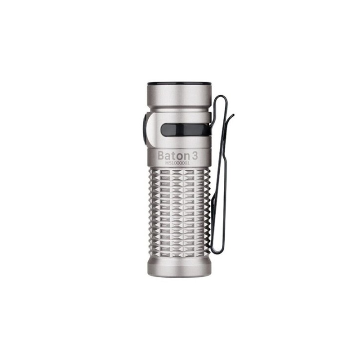 Olight Baton 3 Inox - Lanterna reîncărcabilă | Elanterna